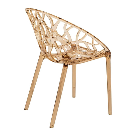 Krzesło KORAL amber - poliwęglan