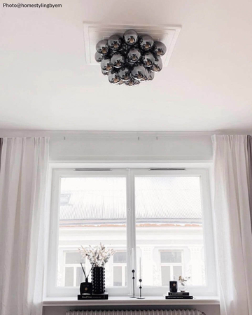 Lampa sufitowa By Rydens Gross 4202240-4505 50cm dymnoszary