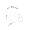 Sollux Lighting Kinkiet VERDO biały SL.1285