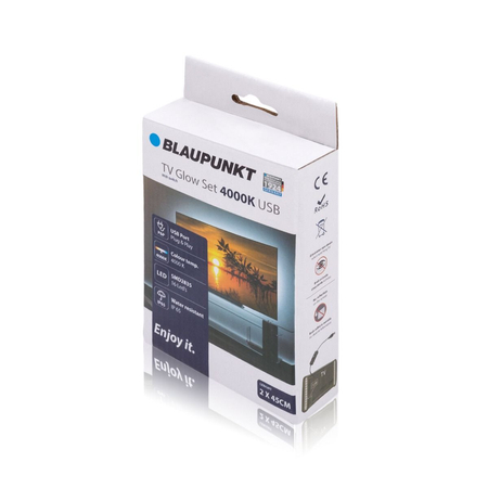 Blaupunkt Taśma LED za telewizor TV Glow Set USB -  barwa naturalna