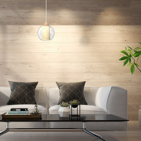 Milagro Lampa wisząca TELA 1xE27 fi20 MLP7955 BIAŁY