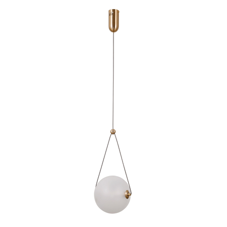 Lampa wisząca Italux Rastia PND-34361-M-HBR-OPAL złoty