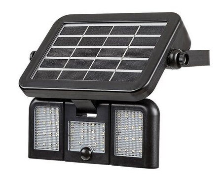 Lampa solarna Rabalux Lihull 77020 czarny