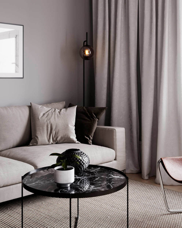 Lampa podłogowa By Rydens Boyle 4100930-4505 smokegrey