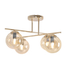 Lampa sufitowa Kaja GRAND K-5413 złoty, bursztynowy