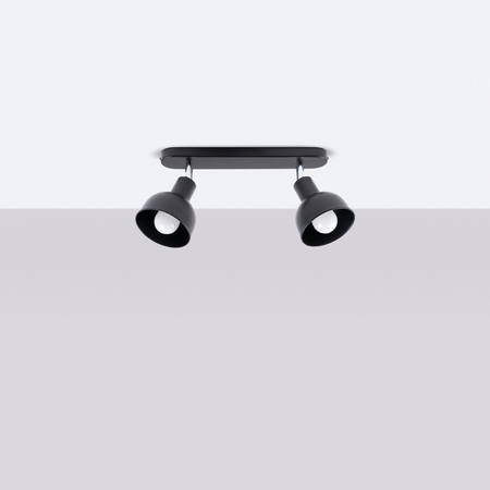 Sollux Lighting Plafon ELBA 2 czarny SL.1317