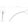 Kinkiet Astro Fosso Switched LED 1138008 Matowy Nikiel