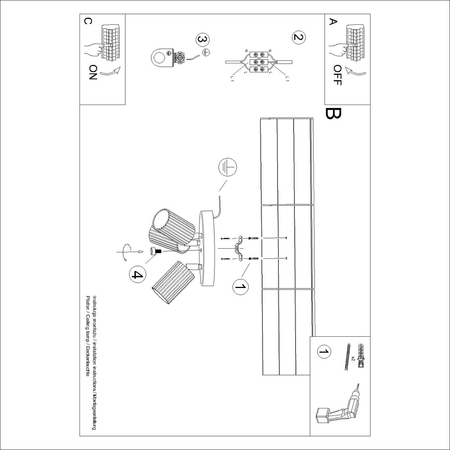 Sollux Lighting Plafon KARBON 3P taupe SL.1768