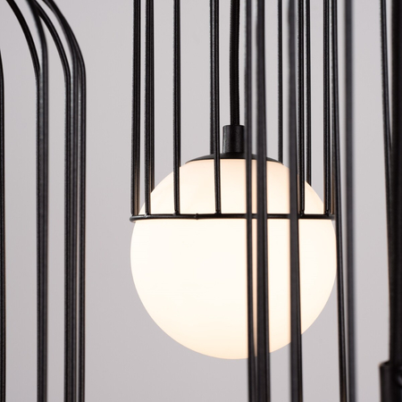 Sollux Lighting Lampa wisząca BRINA 3P czarna SL.1336