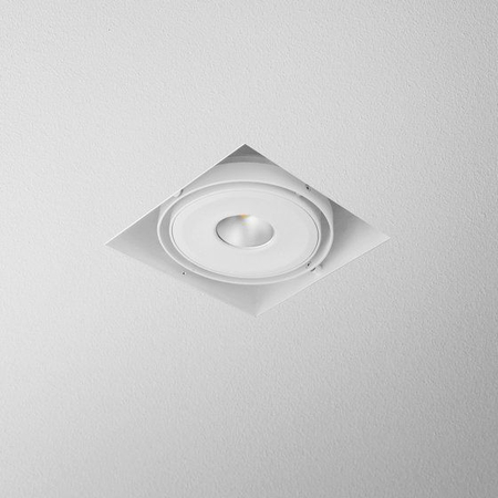 Lampa wpuszczana AQForm Squares 111 x 1 Qrled Trimless Recessed Biały Struktura