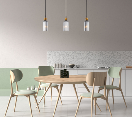 Lampa wisząca Italux Narisa PND-74839-1-GD-SG Złoty, dymiony