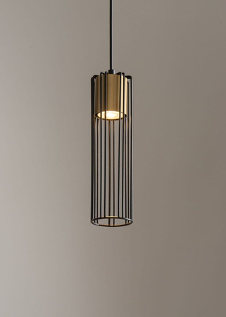 Sigma 33461 FOBIA 5 lampa wisząca koło czarny/złoty