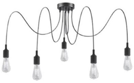 Lampa wisząca Lucide FIX czarny 8408/05/30