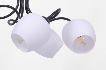 Lampa sufitowa BELLA Kaja K-5186 biały/czarny