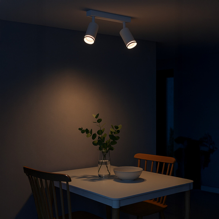 Milagro Oprawa Pipe Ring Spot Biały 2xGU10 ML2070 BIAŁY