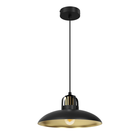 Milagro Lampa wisząca FELIX BLACK/GOLD 1xE27 MLP8906 CZARNY / ZŁOTY