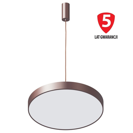 Lampa wisząca Italux 5361-830RP-CO-3 Orbital Brązowa