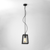 Lampa zewnętrzna wisząca Astro Calvi Pendant 215 1306003 Czarny z Teksturą