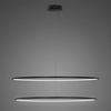Lampa Ledowe Okręgi No.2 120cm 4k czarna Dali