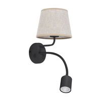 Kinkiet MAJA TK Lighting 6446 czarny