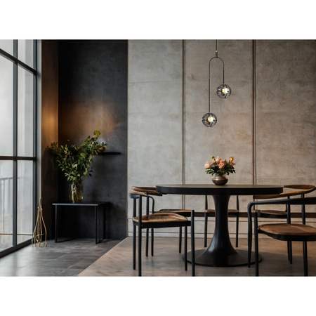 Lampa wisząca Luces Exclusivas LE44233 czarny, złoty i odcienie złota