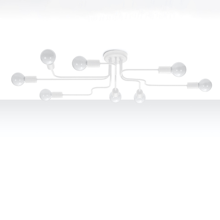 Sollux Lighting Żyrandol VECTOR 8 biały SL.1444