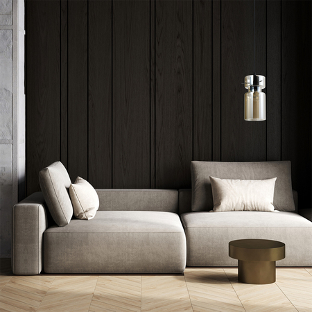 Light Prestige Pojedyncza lampa wisząca Nivio dymna 1xE27 LP-2811/1P AM