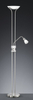 Lampa podłogowa Trio 421910207 srebrny