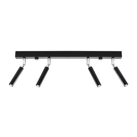 Sollux Lighting Plafon EYETECH 4 czarny SL.0900