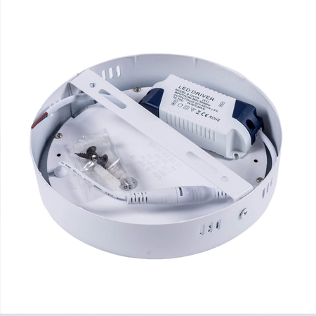 Plafon LED Greenie SOLID okrągły metalowy Ø170 12W NW