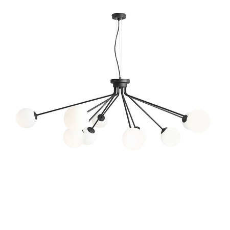 Lampa wisząca HOLM 10 BLACK Aldex 1082M1 czarny