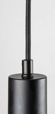 Lampa wisząca Rabalux Lissandra 72101 czarny matowy