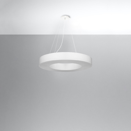 Sollux Lighting Żyrandol SATURNO SLIM 70 biały SL.0753