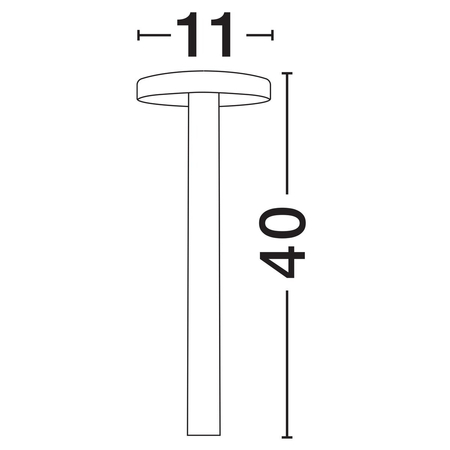 Lampa zewnętrzna Luces Exclusivas LE73619 czarny