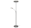 Lampa podłogowa Trio 426510207 srebrny
