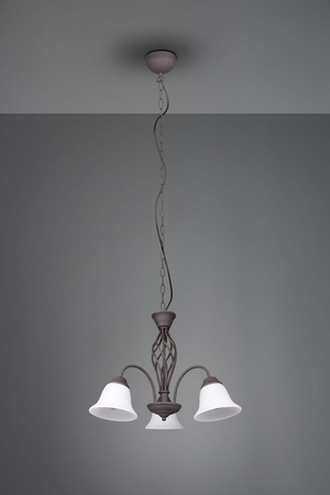 Lampa wisząca Trio 101000324 biały/miedziany