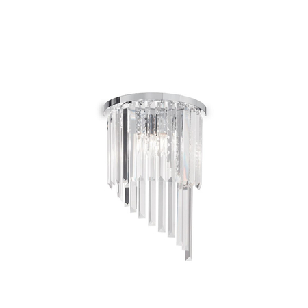 Kinkiet Ideal Lux 168913 Carlton AP3 Cromo