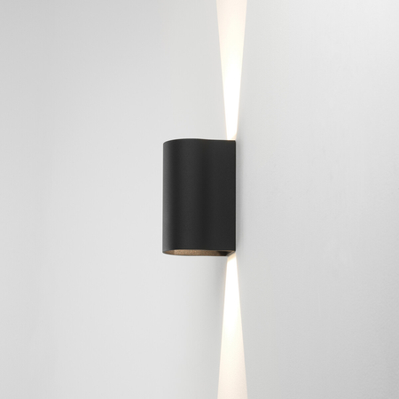 Kinkiet zewnętrzny Astro Dunbar 160 LED 1384004 Czarny z Teksturą