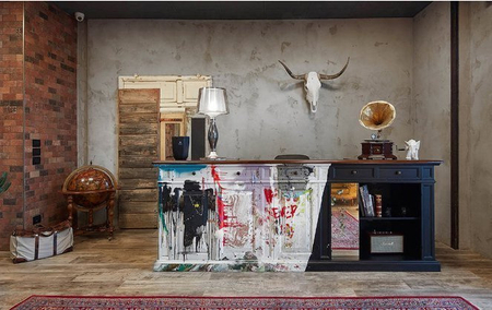 Lampa stołowa Slamp LIZA - PRISMA M LIZTM00PRS000RE000EU przezroczysty