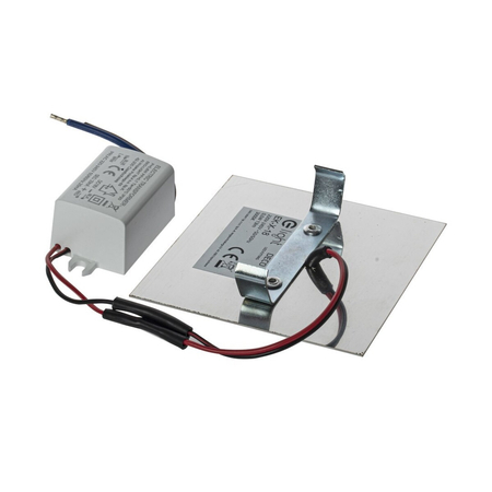 Eko-Light Oprawa schodowa DECO Barwa Ciepła 3000K EKS4437 BIAŁY / SREBRNY