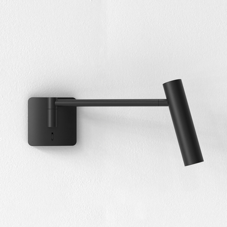 Kinkiet Astro Leda Swing Arm 1457004 Matowy Czarny