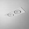 Lampa wpuszczana AQForm Sleek 111 x 2 Qrled Recessed Biały Struktura