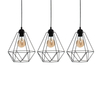 Milagro Lampa wisząca BASKET BLACK 3xE27 MLP7215 CZARNY