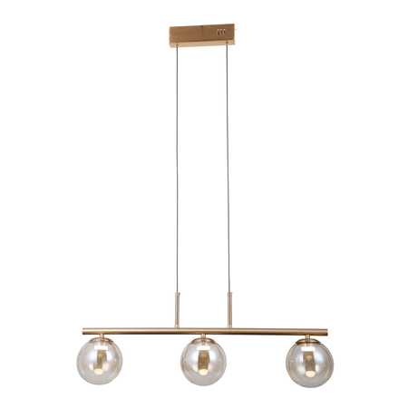 Lampa wisząca Italux Velada PND-34381-3-HBR Złoty