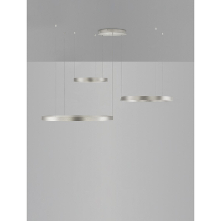 Lampa wisząca Luces Exclusivas LE44316 srebrny i odcienie srebra