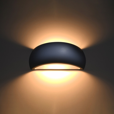 Sollux Lighting Kinkiet ceramiczny PONTIUS szary SL.0875