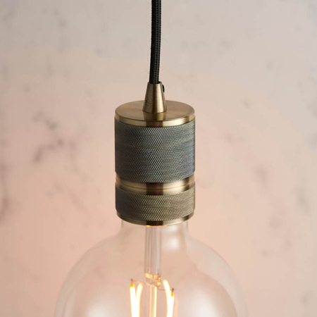 Endon Lighting Lampa wisząca 76587 mosiądz