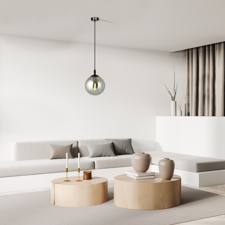 Lampa wisząca COSMO 1 BL GRAFIT Emibig 712/1 czarny