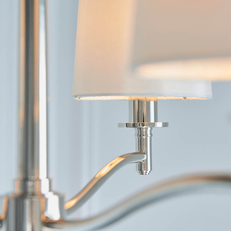 Endon Lighting Lampa wisząca 95828 biały/chrom