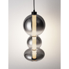 Lampa wisząca Luces Exclusivas LE44221 czarny, szary i odcienie szarości